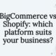 Decorative ecommerce platform title card illustration