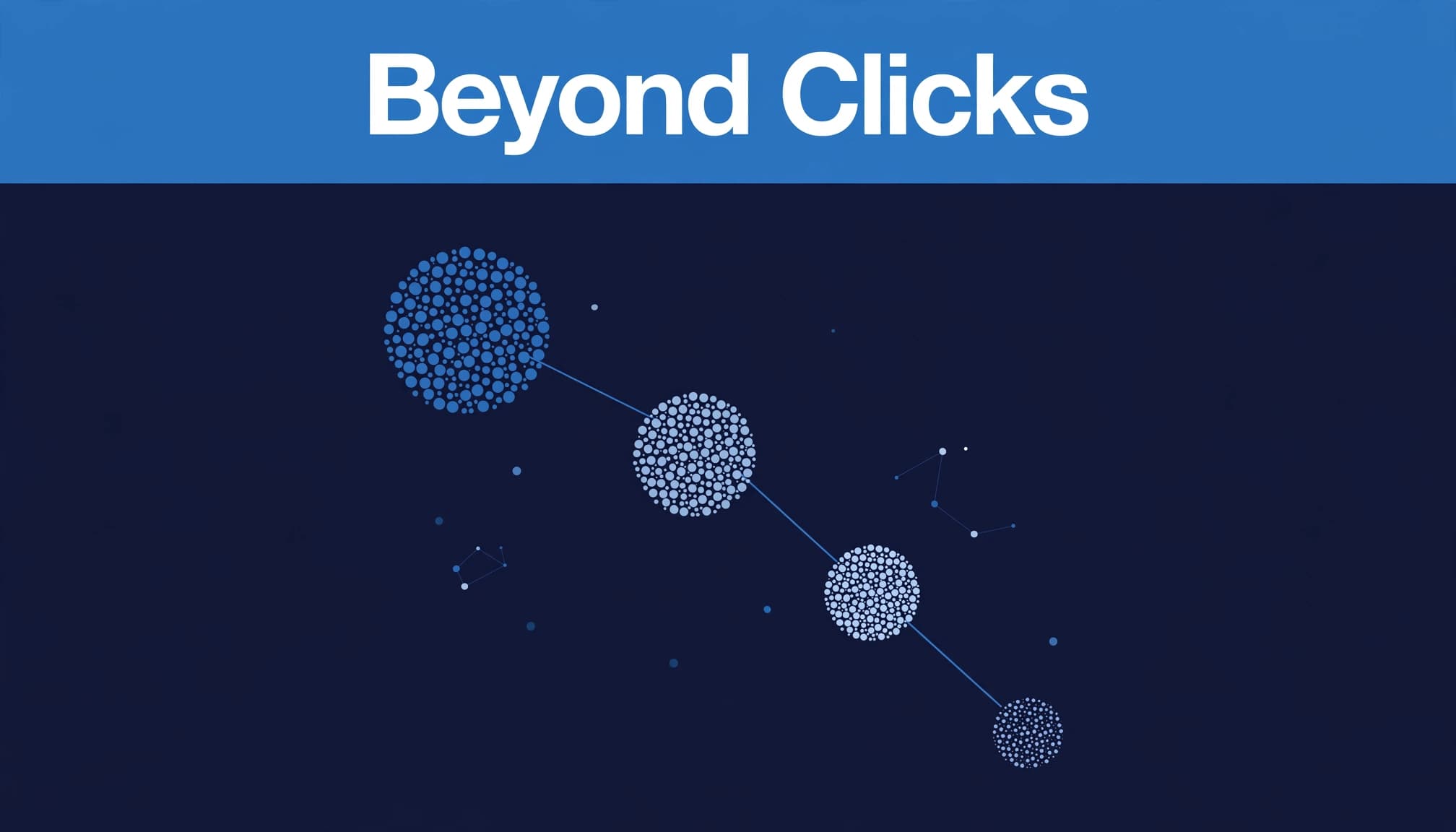 A blue customer journey path connects impression, visit, lead, and sale stages.
