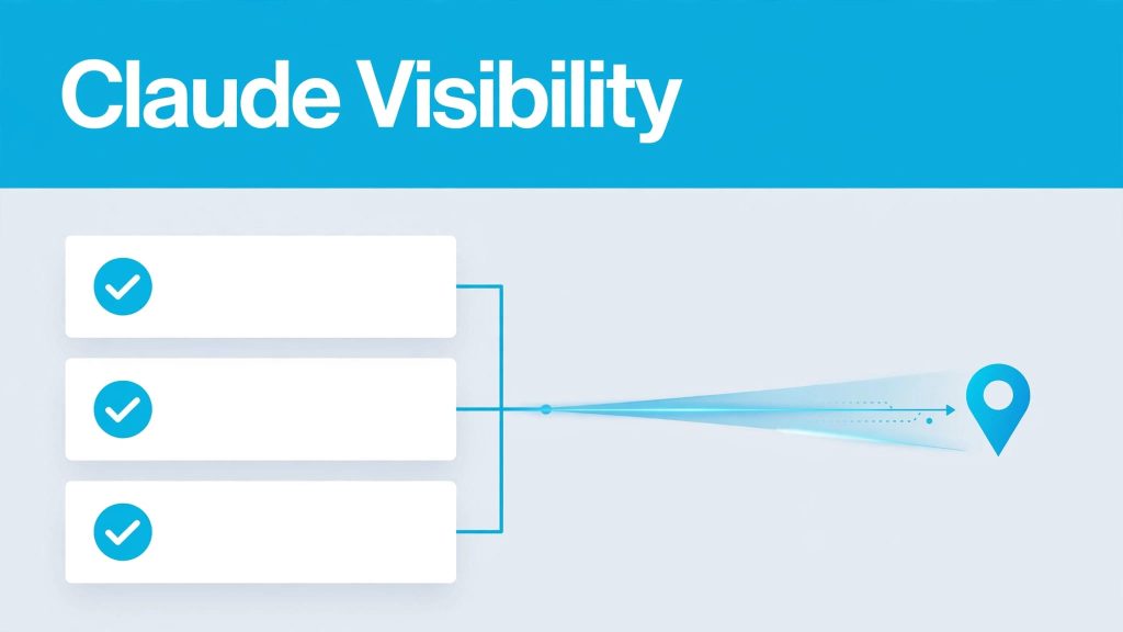Claude search visibility