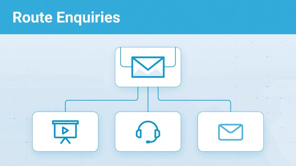 B2B contact page