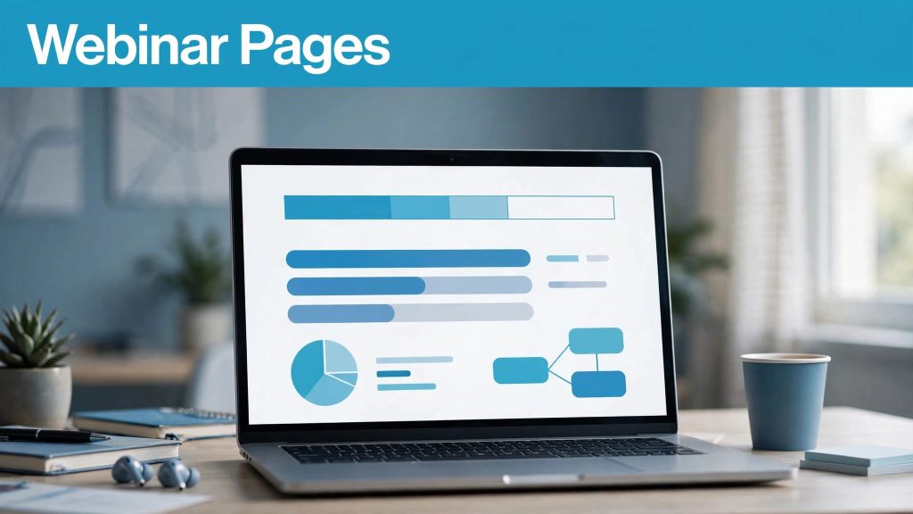 B2B webinar pages
