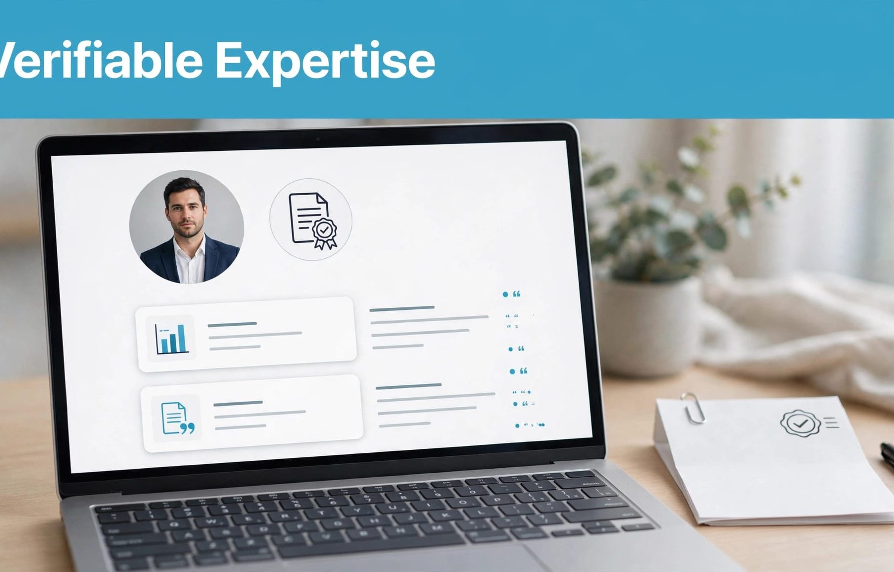 B2B author pages