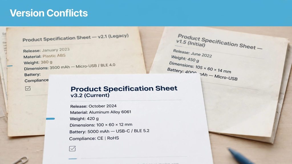 LLM product versions