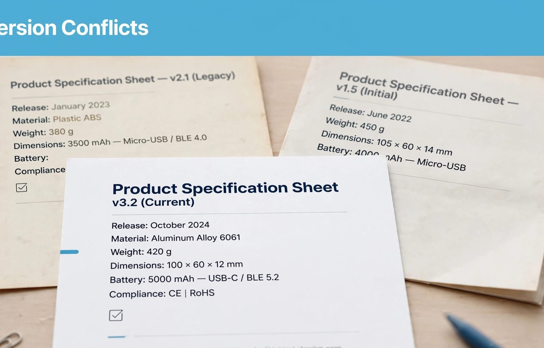 LLM product versions